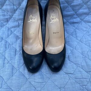 Christian Louboutin Black Patent Leather Heels